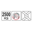 Drótfűző kapocs (C-típus), 2500 db