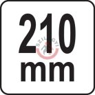 Betonvas gyorskötöző füles huzalhoz 210mm