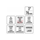 Laposecset 3" 76 mm fa nyél
