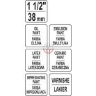 Laposecset 1.5" 38 mm műanyag nyél