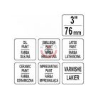 Laposecset 3" 76 mm műanyag nyél