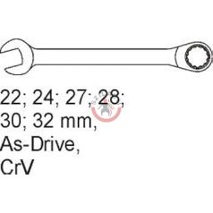   Fiókbetét 5530-hoz csillag-villás kulcs készlet 6 részes