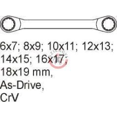 Fiókbetét 5530-hoz csillagkulcs készlet 7 részes