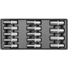   Fiókbetét 5530-hoz: 1/2" hosszított dugókulcs készlet 14 részes