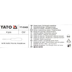   Fiókbetét 5530-hoz: csavarhúzó készlet 4 részes üthető (fiókbetét)