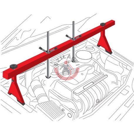 Motorfelfüggesztő gerenda 500kg 150cm
