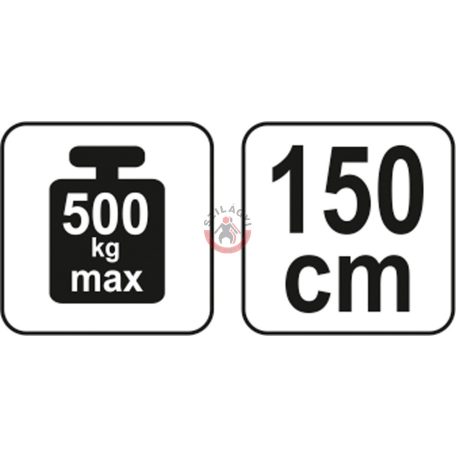Motorfelfüggesztő gerenda 500kg 150cm
