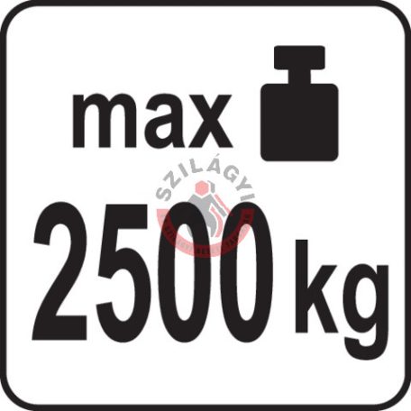 Kerékrámpaék 80x220 mm, műanyag, max 2500 kg