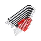 Imbuszkulcs készlet gömbölyített hosszított 1/16"-3/8" 12 részes
