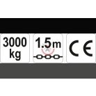 Láncos emelő 3000kg 1.5m