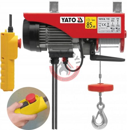 Elektromos csörlő 550W 150kg/11m 300kg/5.5m