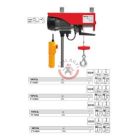 Elektromos csörlő 900W 250kg/11m 500kg/5.5m