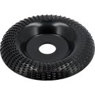 Ráspolykorong sarokcsiszolóra fához 125 mm átmérő konvex / mélyítő korong