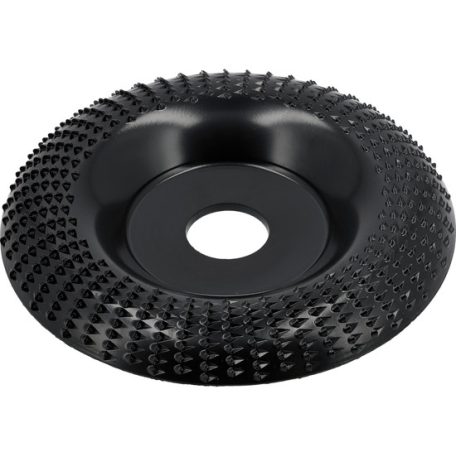 Ráspolykorong sarokcsiszolóra fához 125 mm átmérő konvex / mélyítő korong