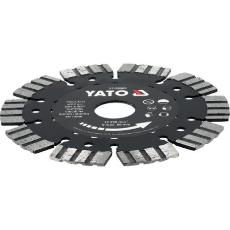 Gyémántvágótárcsa szegmentált 125mm betonhoz