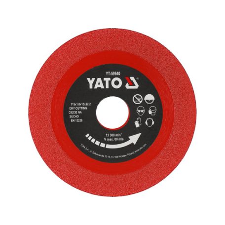 Gyémánt tárcsa 115mm x 22,23mm