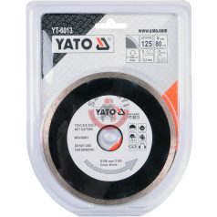 Gyémánt tárcsa folyamatos 125 mm          csempéhez