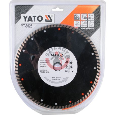 Gyémánt tárcsa turbo 230mm