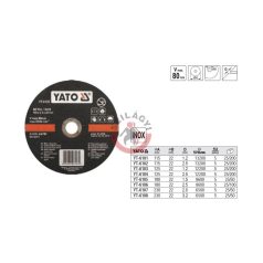 Fém vágótárcsa 230x2x22mm