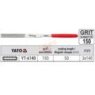 Gyémánt tűreszelő 3x140x50mm lapos