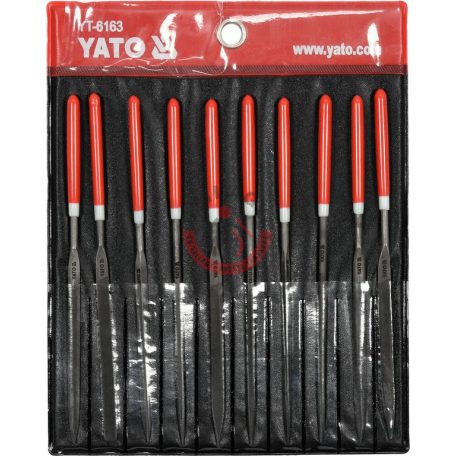 Tűreszelő készlet 3x140x65mm 10 részes
