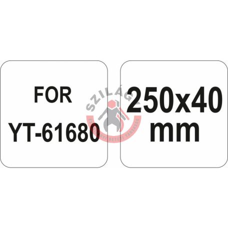 Gipszkartongyalu betét 250mm (YAT-61680-hoz)