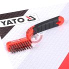 Drótkefe 180mm 3 soros