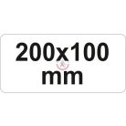 Egykaros szorító 200x100mm