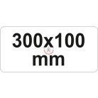 Egykaros szorító 300x100mm