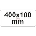 Egykaros szorító 400x100mm