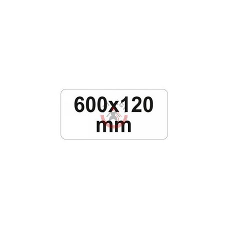 Egykaros szorító 600x120mm