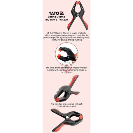 Rugós szorító 100mm