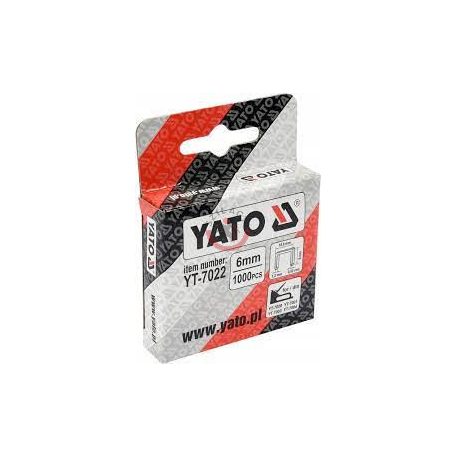 Tűzőgépkapocs 6mm (1.2x10.6mm) 1000db