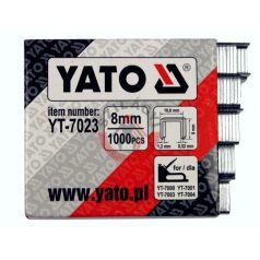 Tűzőgépkapocs 8mm (1.2x10.6mm) 1000db