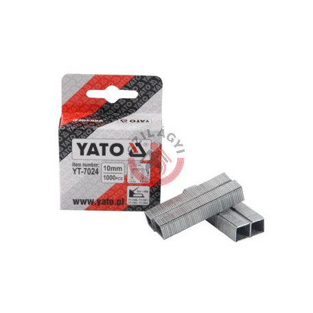 Tűzőgépkapocs 10mm (1.2x10.6mm) 1000db