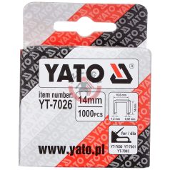 Tűzőgépkapocs 14mm (1.2x10.6mm) 1000db