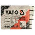 Tűzőgépkapocs 8mm (8x0.7x11.3mm) 1000db
