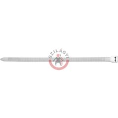 Kábelkötegelő 200X7,6 mm, fehér, 50 db/csomag