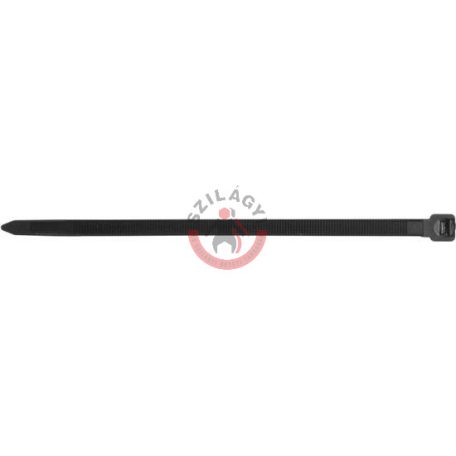 Kábelkötegelő 200x7,6 mm, fekete, 50 db/csomag