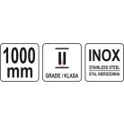 Acél vonalzó 1000mm