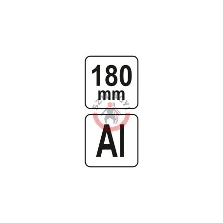 Aluminium derékszög vonalzó 180mm