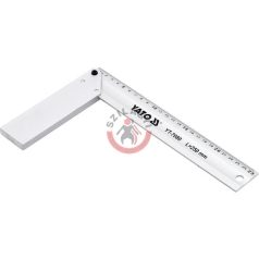 Asztalos derékszög aluminium 250mm