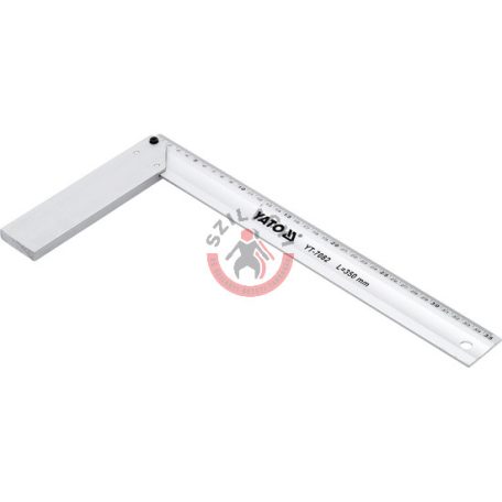 Asztalos derékszög aluminium 350mm