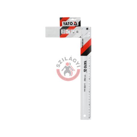 Asztalos derékszög aluminium 350mm