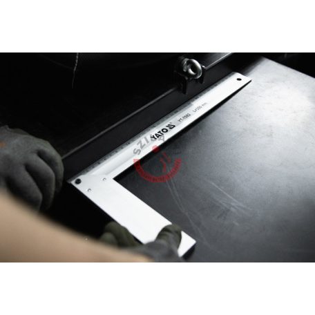 Asztalos derékszög aluminium 350mm
