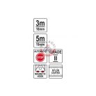 Mérőszalag 3m/16mm mágneses
