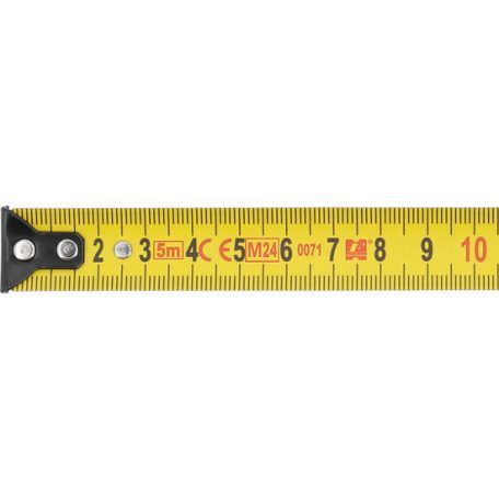 Mérőszalag felső nyílással, gumírozott 5 m x19 mm