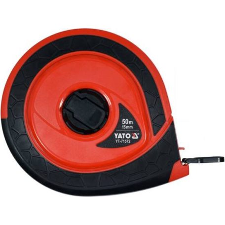 Mérőszalag 50 m x 15 mm üvegszálas zárt