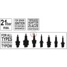 Kompressziómérő óra Max. 21Bar