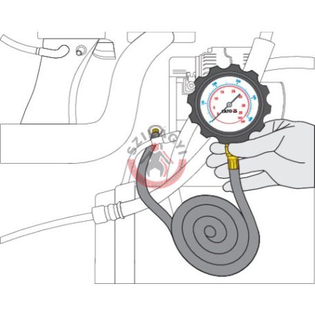 Olajnyomásmérő készlet 12 részes
